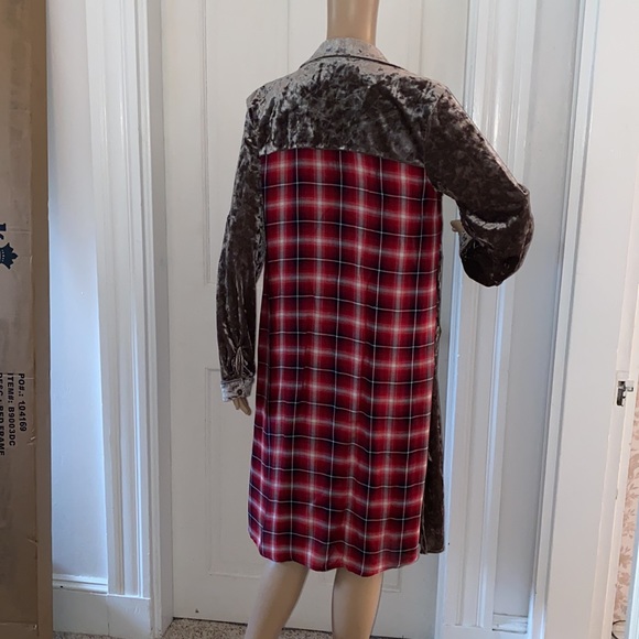 Boho Austin style long “shirt dress” or coat - Picture 5 of 11